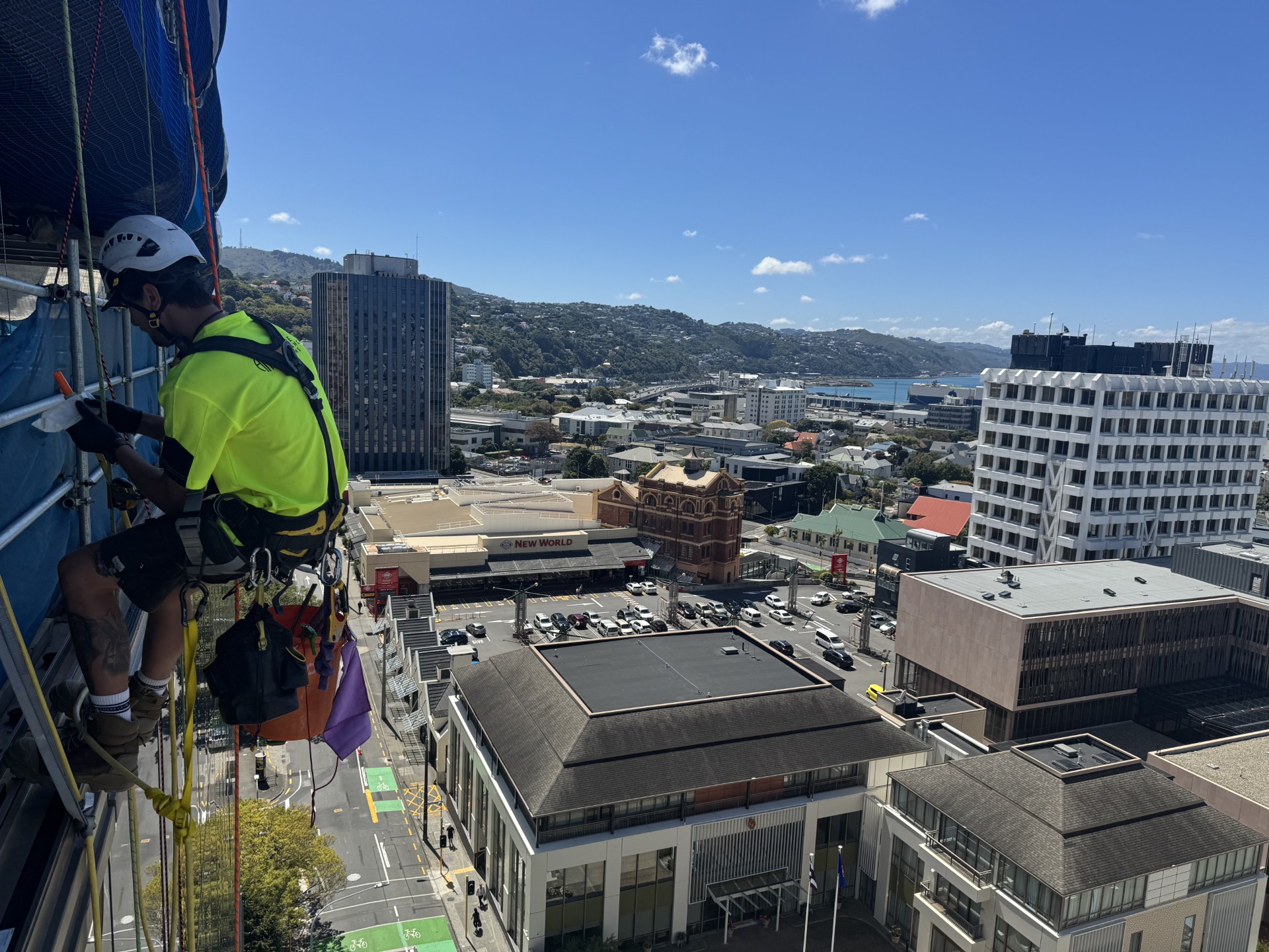 Professional team collaborating in an office setting